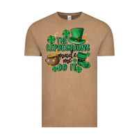 Vintage Coffee the leprechauns made me do it Vintage Tee - MaliasSmallBusiness