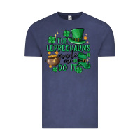 Vintage Denim the leprechauns made me do it Vintage Tee - MaliasSmallBusiness