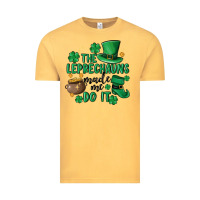 Vintage Mustard the leprechauns made me do it Vintage Tee - MaliasSmallBusiness