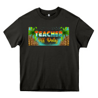 Asphalt western teacher off duty 16oz libbey glass Heavy Core Tee - HRA Design Shop