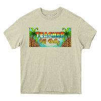 Mossy western teacher off duty 16oz libbey glass Heavy Core Tee - HRA Design Shop