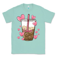 Seafoam valentine coffee lover Classic Tee - MaliasSmallBusiness