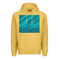 Antique Gold blue glitter with leopard pattern Premium Hoodie - TumblerDesignByShophia