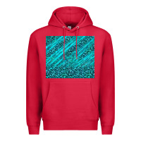 Cardinal blue glitter with leopard pattern Premium Hoodie - TumblerDesignByShophia