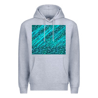 Heather Grey blue glitter with leopard pattern Premium Hoodie - TumblerDesignByShophia