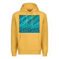 Mustard blue glitter with leopard pattern Premium Hoodie - TumblerDesignByShophia