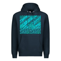 Navy blue glitter with leopard pattern Premium Hoodie - TumblerDesignByShophia