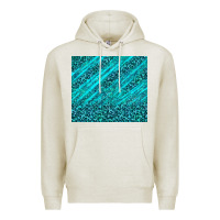 Oatmeal Heather blue glitter with leopard pattern Premium Hoodie - TumblerDesignByShophia