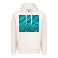 Pale Pink blue glitter with leopard pattern Premium Hoodie - TumblerDesignByShophia