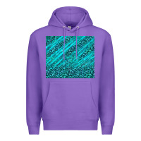 Purple blue glitter with leopard pattern Premium Hoodie - TumblerDesignByShophia