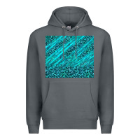 Rock blue glitter with leopard pattern Premium Hoodie - TumblerDesignByShophia