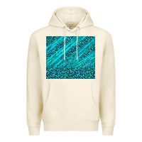 Tofu blue glitter with leopard pattern Premium Hoodie - TumblerDesignByShophia
