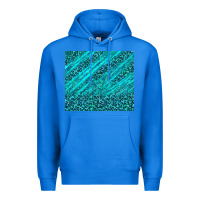 True Royal blue glitter with leopard pattern Premium Hoodie - TumblerDesignByShophia