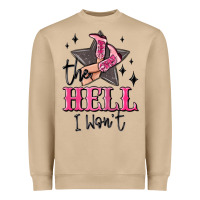 Mushroom the hell i wont cowgirl Heavyweight Sweatshirt - MaliasSmallBusiness
