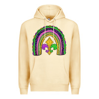 Pina Colada mardi gras fleur de lis rainbow Premium Hoodie - JahusDesignShop