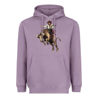 Lavender Cowboy bull rodeo Heavyweight Hoodie - HowdyJamesFarm