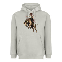 Moon Dust Cowboy bull rodeo Heavyweight Hoodie - HowdyJamesFarm