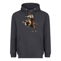 Smoke Cowboy bull rodeo Heavyweight Hoodie - HowdyJamesFarm