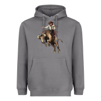 Storm Cowboy bull rodeo Heavyweight Hoodie - HowdyJamesFarm