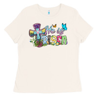 Bone Easter Day He is risen Ladies Tee - OliviaCreatesArt