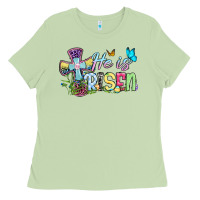 Matcha Easter Day He is risen Ladies Tee - OliviaCreatesArt