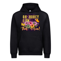 Black Oh honey i am that mom Urban Hoodie - FaDigitalArtStudio