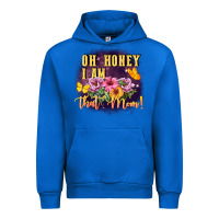 Cobalt Oh honey i am that mom Urban Hoodie - FaDigitalArtStudio