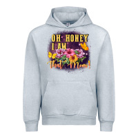 Heather Grey Oh honey i am that mom Urban Hoodie - FaDigitalArtStudio