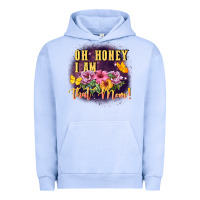 Pigment Grape Ice Oh honey i am that mom Urban Hoodie - FaDigitalArtStudio