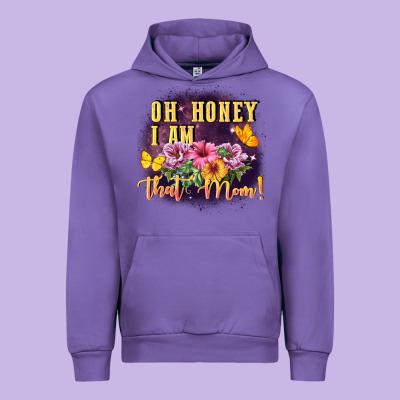 Oh Honey I Am That Mom Urban Hoodie Designed By Fadigitalartstudio