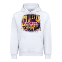 White Oh honey i am that mom Urban Hoodie - FaDigitalArtStudio