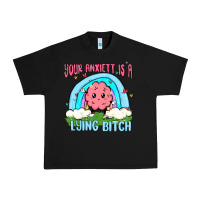 Black your anxıett is a lying bitch malia Urban Heavy Tee - MaliasSmallBusiness