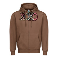 Chestnut xoxo digital valentines day Zipper Hoodie - Bettercallsaul