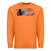 Carrot i am the storm with girl and butterflies Premium Sweatshirt - TumblerDesignByShophia