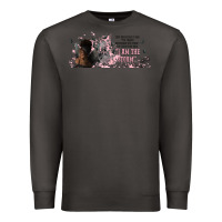 Smoke i am the storm with girl and butterflies Premium Sweatshirt - TumblerDesignByShophia
