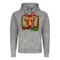 Cloud Rock merry christmas y'all highland cow Vintage Hoodie - Jasminsmagicworld