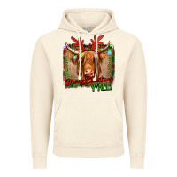 Vintage Artic merry christmas y'all highland cow Vintage Hoodie - Jasminsmagicworld