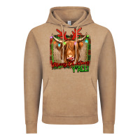 Vintage Coffee merry christmas y'all highland cow Vintage Hoodie - Jasminsmagicworld