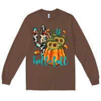 Chestnut hello fall Long Sleeve Tee - JahusDesignShop