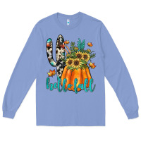 Colony Blue hello fall Long Sleeve Tee - JahusDesignShop