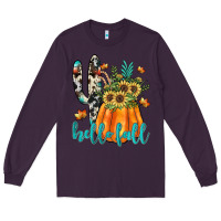 Plum hello fall Long Sleeve Tee - JahusDesignShop
