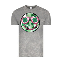 Cloud Rock st patrick's smiley Vintage Tee - MaliasSmallBusiness