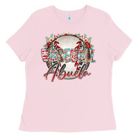 Bubblegum Pink baseball abuela Ladies Tee - RacoonDesign