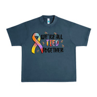 Midnight Navy we are all tied together Urban Heavy Tee - MaliasSmallBusiness