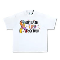 White we are all tied together Urban Heavy Tee - MaliasSmallBusiness