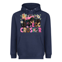 Navy Egg crusher Easter Day Heavyweight Hoodie - HowdyJamesFarm