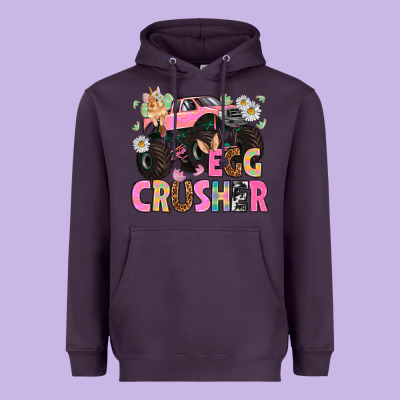 Egg Crusher Easter Day Heavyweight Hoodie Designed By Howdyjamesfarm