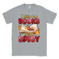 Heather Grey i like my books extra spicy Classic Tee - MaliasSmallBusiness