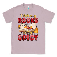 Lilac i like my books extra spicy Classic Tee - MaliasSmallBusiness