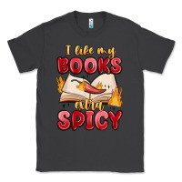 Smoke i like my books extra spicy Classic Tee - MaliasSmallBusiness
